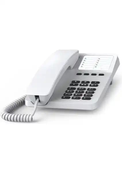 Gigaset Desk 400 Beyaz Masaüstü Telefonu: Kullanışlı ve Şık Tasarımıyla Ofis ve Ev İçin