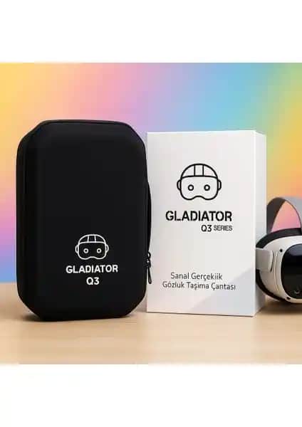 Gladiator Q3 Serisi VR Taşıma Çantası Güvenli ve Şık Tasarım ile Koruma Sağlar