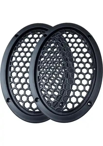 Hazego 6x9 Oval Hoparlör Kapakları Otomobil İçin Dayanıklı ve Estetik Koruma Çözümü