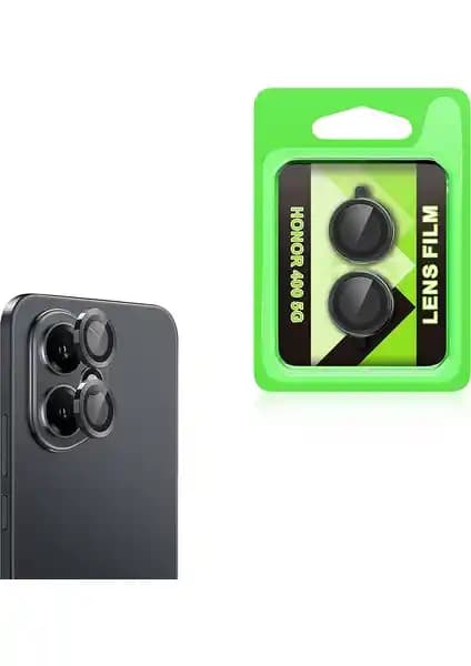 Honor 400 için yüksek koruma sağlayan temperli cam kamera lens koruyucu