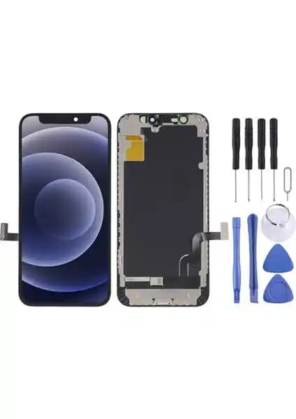 iPhone 12 Mini için Çelik Pro Uyumlu LCD Dokunmatik Ekran Yenileme Çözümü