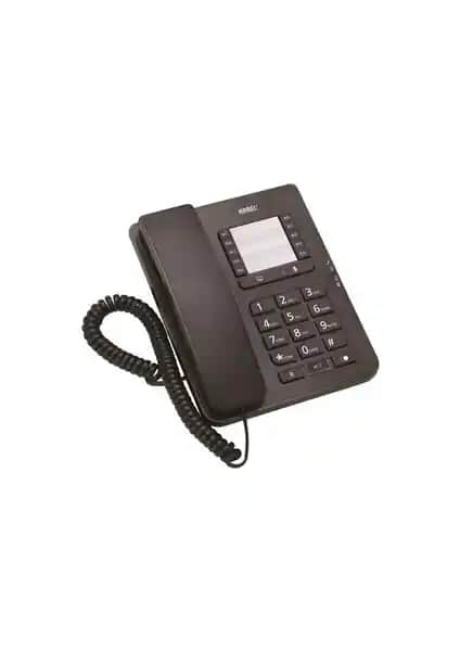 Karel Tm-142 Siyah Masa Üstü Telefon: İşlevsel ve Kullanımı Kolay Modern Model