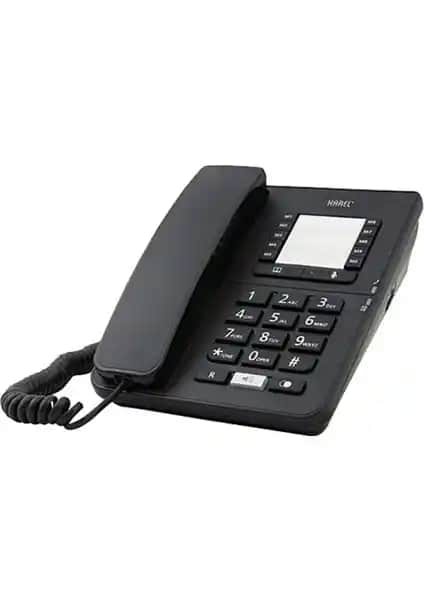 Karel TM142 Siyah Kablolu Telefon Günlük İletişim İçin Güçlü Bir Seçenek