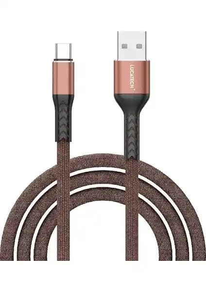 Lucatech Apple iPhone 15 Pro Uyumlu Dayanıklı ve Hızlı Şarj ile Veri Transferi Kablo