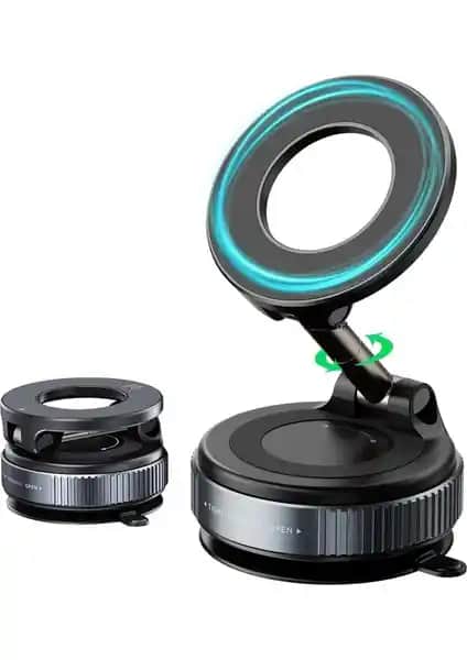 M.TK Moveteck K007 Magsafe Telefon Tutucu Güçlü Vakum ve Dönebilme Özelliğiyle