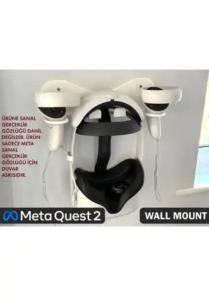 Meta Quest 2 için Modern ve Şık Duvar Askısı - Güvenli Saklama Çözümü