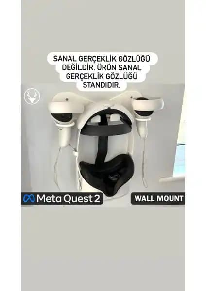 Meta Quest 2 İçin Yenilikçi VR Standı: Çok Yönlü Kullanım ve Estetik Tasarım