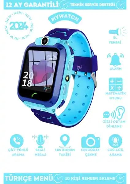 My Watch Q12 LBS Konumlu Akıllı Çocuk Takip Saati Güvenlik ve Teknoloji Birliği