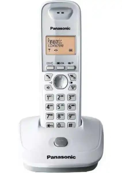 Panasonic KX-TG2511 Xdect Kablosuz Telefon Beyaz Güçlü İletişim ve Uzun Pil Ömrü