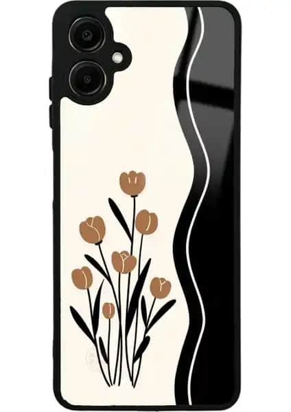 Samsung A06 için Çiçek Motifli Glossy Kılıf: Şık ve Koruyucu Tasarım