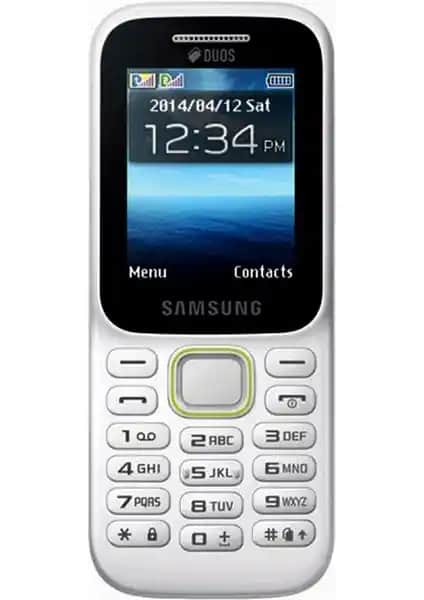Samsung B310 Dual Sim Beyaz Cep Telefonu - Pratik ve Dayanıklı Temel Kullanım İçin