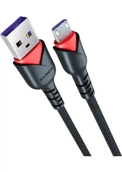 Syrox C91 Micro USB Çok Yönlü Hızlı Şarj ve Veri Kablosu İnceleme ve Özellikleri