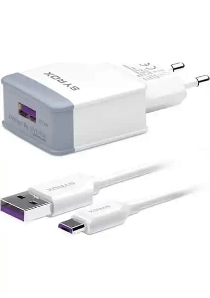 Syrox Q30 3.0A Hızlı Şarj Adaptörü ve Micro USB Kablo: Günlük Kullanım İçin Güvenilir Çözüm