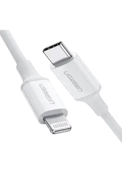 Ugreen 10493 MFi Sertifikalı USB-C to Lightning Şarj ve Veri Aktarım Kablosu