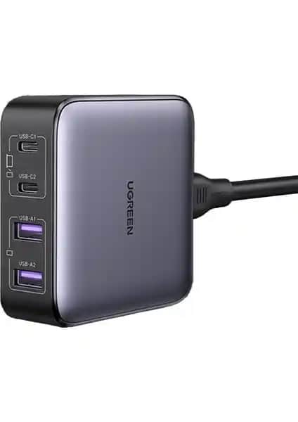 Ugreen Nexode 65W GaN Masaüstü Hızlı Şarj Cihazı İstasyonu Güçlü ve Güvenilir Performans