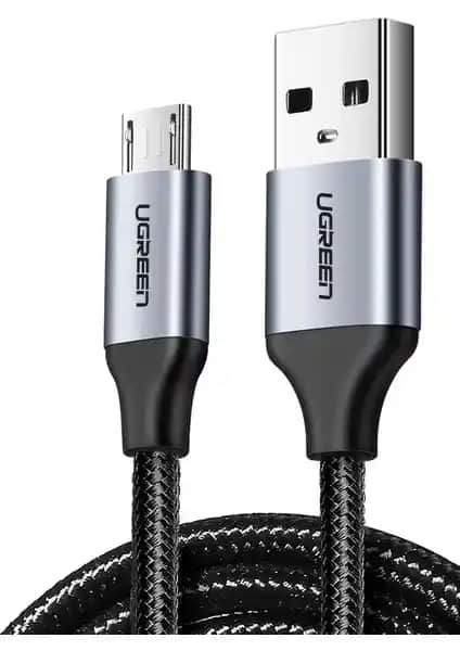 Ugreen Örgülü Micro USB Data ve Şarj Kablosu: Dayanıklı ve Yüksek Performanslı