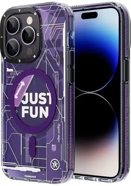 YoungKit Apple iPhone 14 Pro Max Kılıf MagSafe Şarj Özellikli Güçlü Koruma ve Estetik Tasarım
