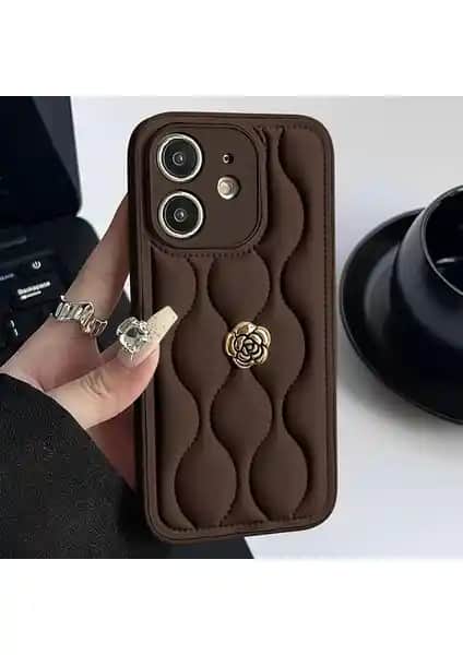 Zebana Apple iPhone 11 Uyumlu Camellia Deri Kılıf Kahverengi Şıklık ve Koruma Sunar