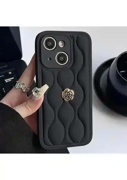 Zebana Apple iPhone 13 Uyumlu Camellia Deri Kılıf Şık ve Güvenli Koruma Sağlar