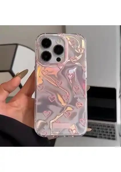 Zebana Pink Heart Silikon Kılıf: Estetik ve Koruma Sağlayan iPhone 15 Pro Max Kılıfı