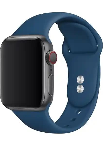 Apple Watch 42 mm için HappyCase Silikon Kordon, M Beden Uyumlu, Konfor ve Dayanıklılık