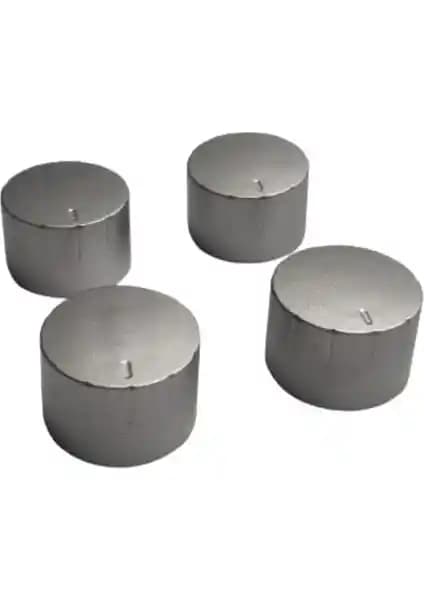 Arçelik 4’lü Setüstü Ocak Düğmesi Takımı - Orijinal Parça, Dayanıklı Plastik, Gri Ton