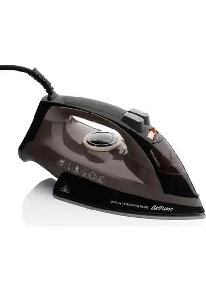 Arzum AR6030-K Steampro Plus Buharlı Ütü: 2400 W Güç, Seramik Taban ve Geniş Su Tankı
