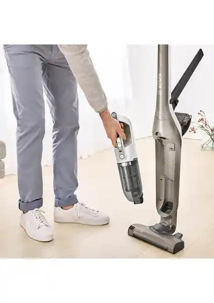 Bosch BBH3ALL23 Dikey Şarjlı Süpürge: 2'li Kullanım, EasyClean ve Geniş Aksesuar Seti
