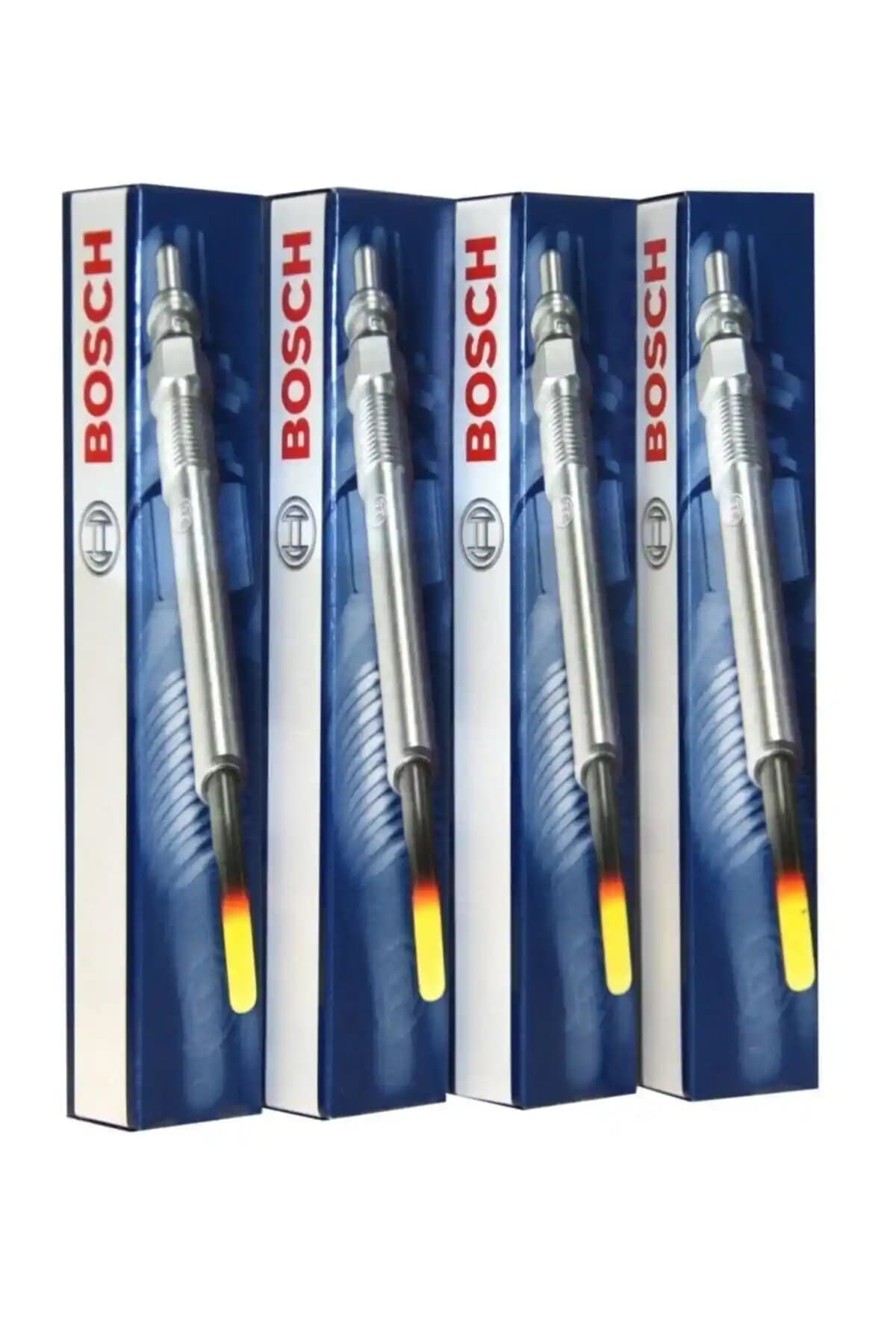 Bosch Dörtlü Kızdırma Bujisi Seti Fiat Fiorino 1.3 JTD Euro 4 Uyumlu (2005-2011)