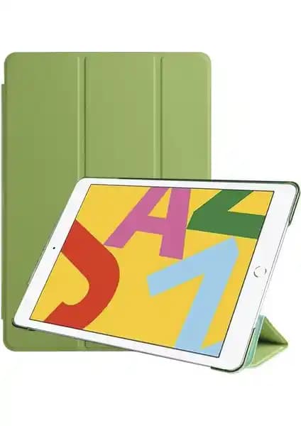 Case 4U Apple iPad 10.2 2021 için Yeşil Kılıf: Smart Cover ve Katlanabilir Stand