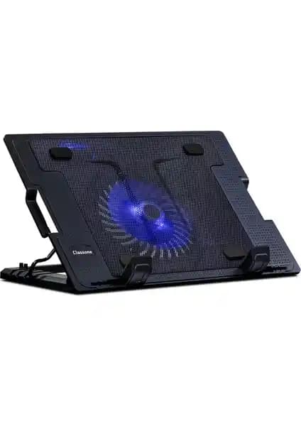 Classone M25 10-17 inç Dizüstü Bilgisayar Soğutucusu – 5 Yükseklik Ayarı, Sessiz Çalışma