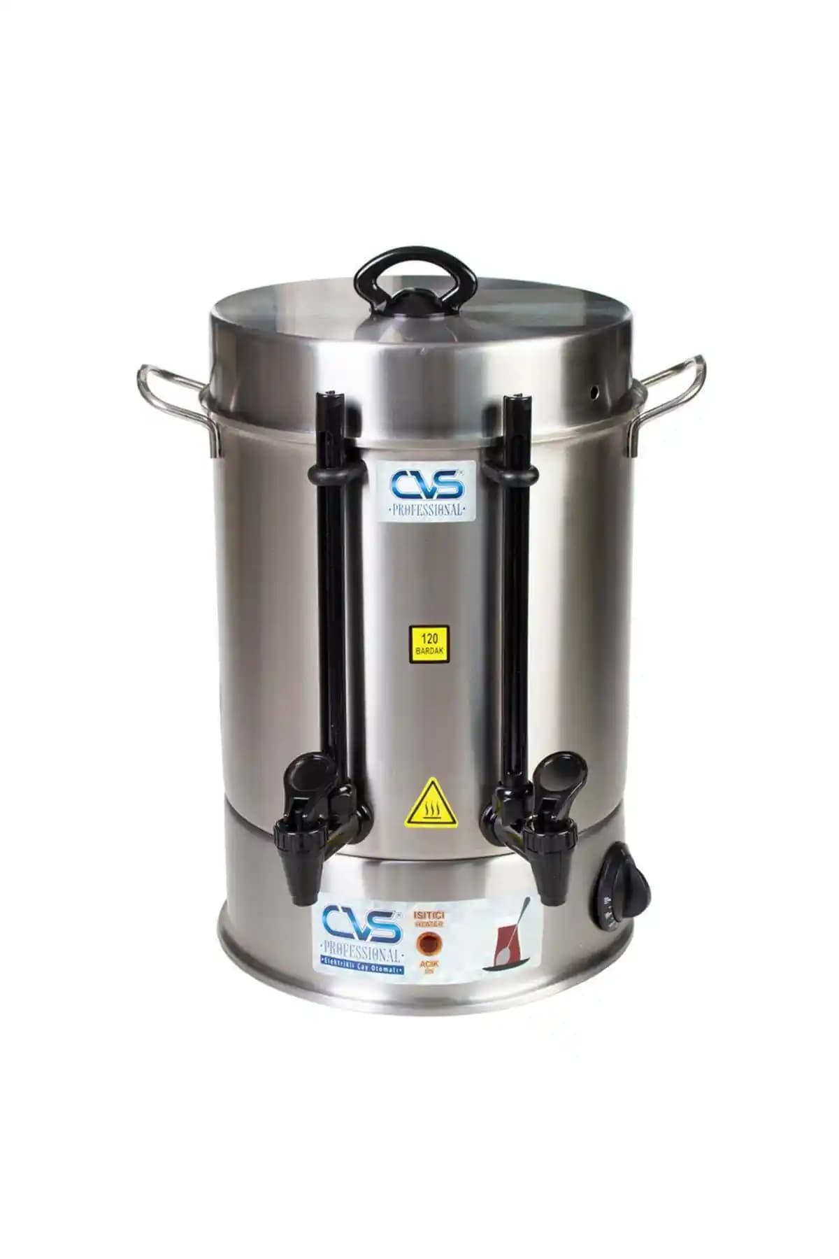 CVS Dn91108 120 Bardak Çay Makinesi İnceleme: Kullanım İçin Dayanıklı Paslanmaz Çelik Otomat