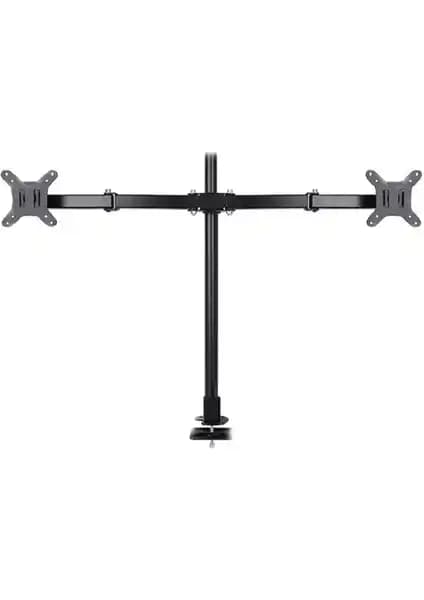 Dailytech MS-02 Çift Kollu Monitör Tutucu: 14-32 inç, Masaüstü VESA 75x75–100x100