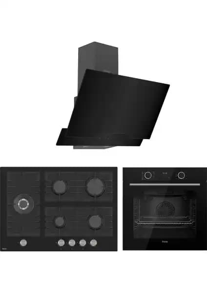 Ferre Fryart Bl Modüler Serisi Siyah Ankastre Cam Seti: Estetik ve Fonksiyonellik