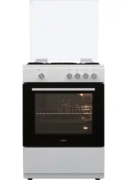 Güvenli ve Verimli Pişirme: Vestel SF 7400 A, 60 L kapasiteli 4 Gözlü Gazlı Fırın