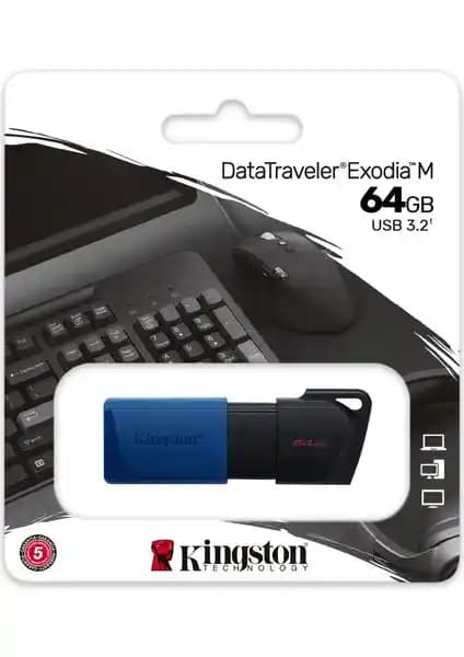 Kingston DataTraveler Exodia M 64GB USB Bellek Özellikleri ve Windows uyumluluk bilgileri