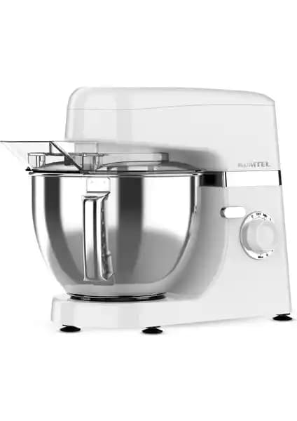 Kumtel Beyaz Hamur Yoğurma Makinesi HSM-02, 4,5 L Kapasite, Standlı Mikser, 8 Hız, 4 Aparat