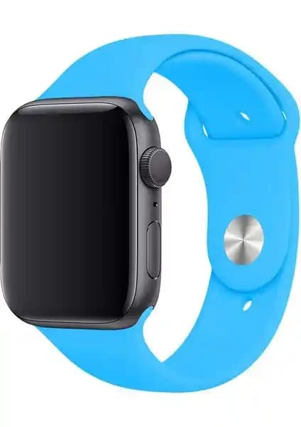 Mi7a Apple Watch Silikon Kordon 42-45mm Uyumlu Seri 1–SE Konforlu ve Renkli Seçenekler