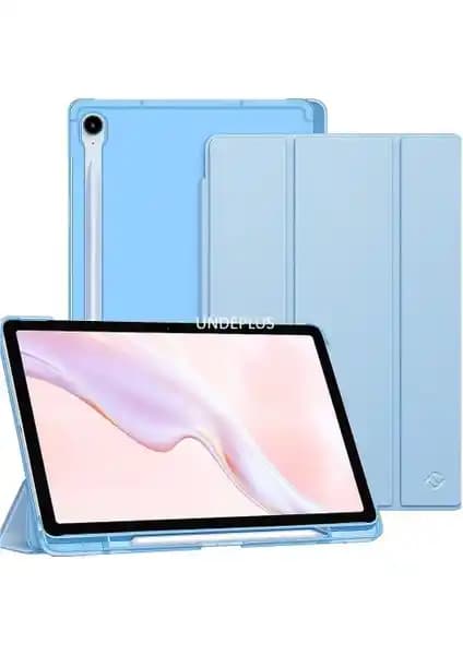 Mobax PU Kapaklı Flip Kılıf 13.1 inç Tablet, Kalem Bölmeli, Arka Şeffaf Koruma Tasarımı