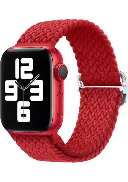 MobaxAksesuar Örgü Tokalı Apple Watch Kordon: Konforlu Kumaş, Şık Tasarım ve Güvenli Uyum