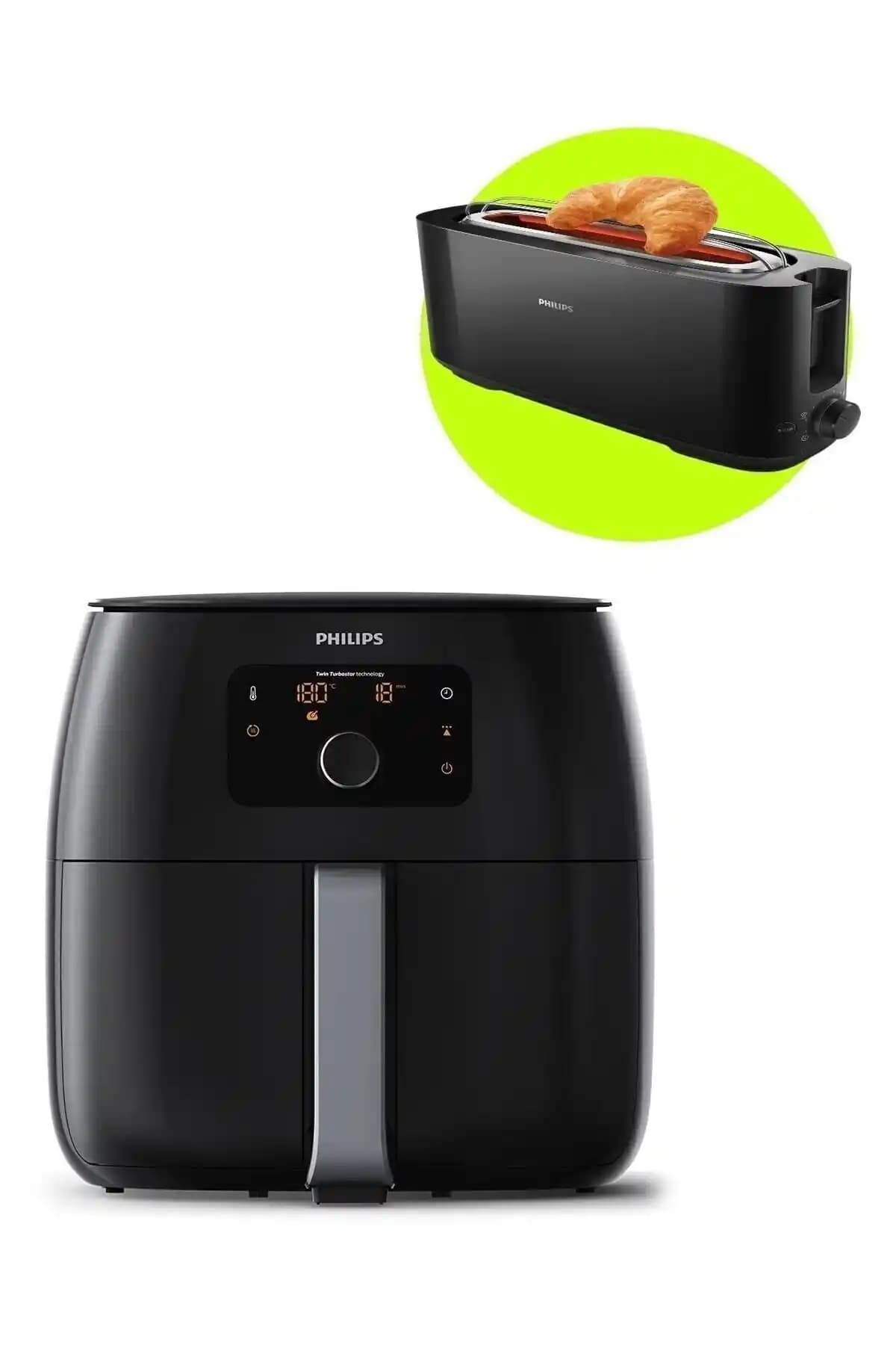 Philips HD9650/90 XXL Airfryer ile Yağsız Pişirme: Büyük Hacim ve Hediyeli Kolay Kullanım