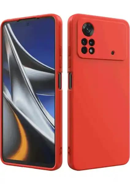 Poco X4 Pro 5G için Tam Gövde Korumalı Silikon Kılıf ve Kamera Koruması Dayanıklı Tasarım