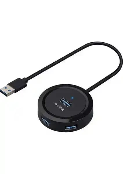 S-Link Swapp SW-U300: Dört Port USB 3.0 USB Hub Gri, Masaüstü Kullanıma Uygun İnceleme