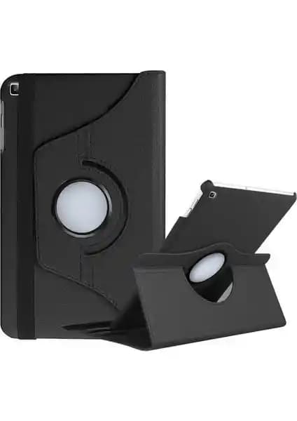 Samsung Galaxy Tab A7 SM-T500 İçin Dönebilen Standlı Siyah Arka Kapak Kılıfı ve Koruma Özellikleri