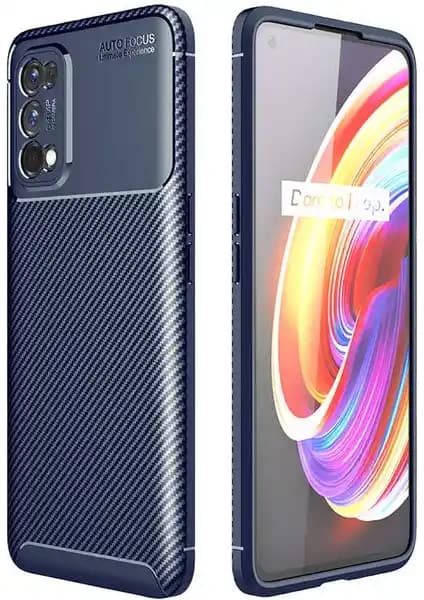 ZORE Realme 7 Pro İçin İnce Silikon Kılıf: Karbon Dokulu Koruma ve Şık Tasarım