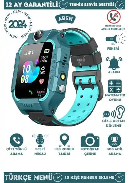 Aben Akıllı Çocuk Takip Saati Q19 Güvenlik ve Eğlence Özellikleriyle Öne Çıkıyor