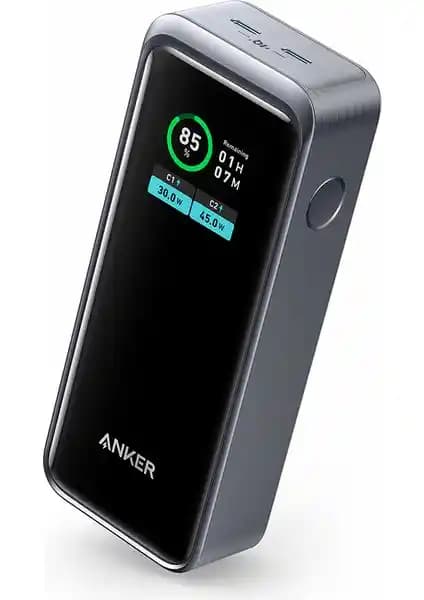 Anker Prime 12.000mAh 130W Taşınabilir Hızlı Şarj Cihazı Güçlü ve Kompakt Tasarımıyla Yanınızda