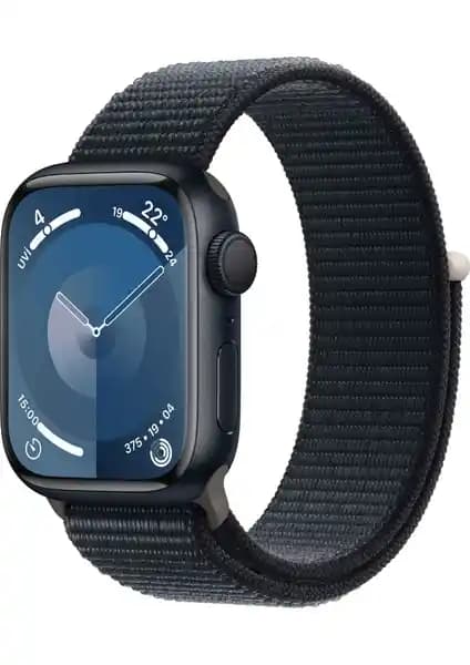 Apple Watch Seri 9 GPS 41MM Gece Yarısı Alüminyum Kasa Spor Loop ile Sağlık ve Teknoloji Deneyimi