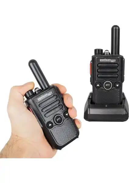 Aselsan A446C1 Tekli 16 Kanal 10KM PMR 446 Telsiz Güçlü ve Dayanıklı İletişim Çözümü