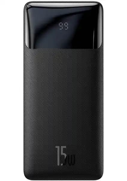 Baseus Bipow 30000 mAh 15W Hızlı Şarj Powerbank Güçlü ve Taşınabilir Enerji Kaynağı